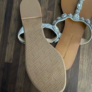 Badgley Mischika rhinestone sandals. Excellent condition-Never Worn